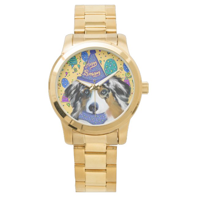 RELÓGIO AUSTRALIAN SHEPHERD (Frente)