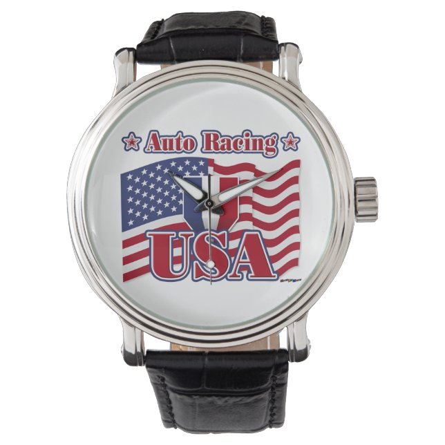 Relógio Auto Racing USA (Frente)