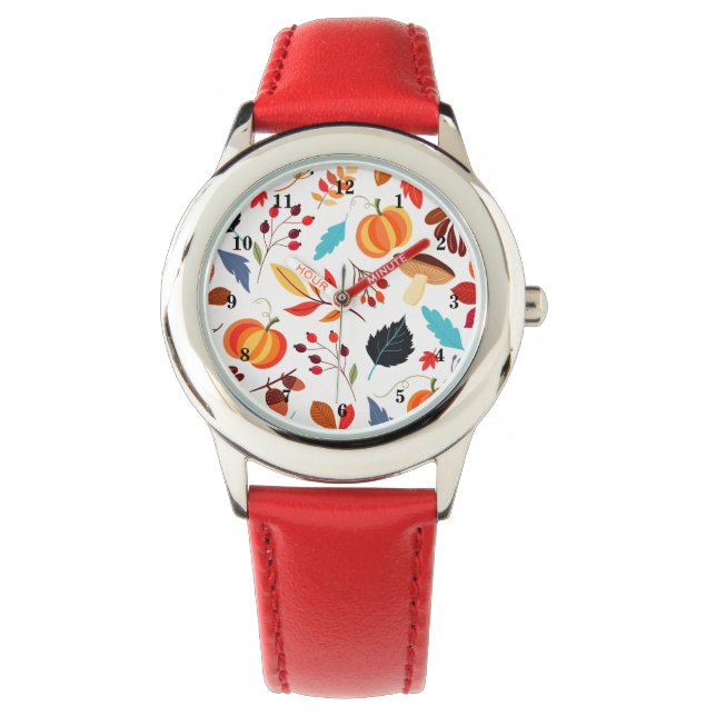 Relógio Autumn Pattern Watch (Frente)
