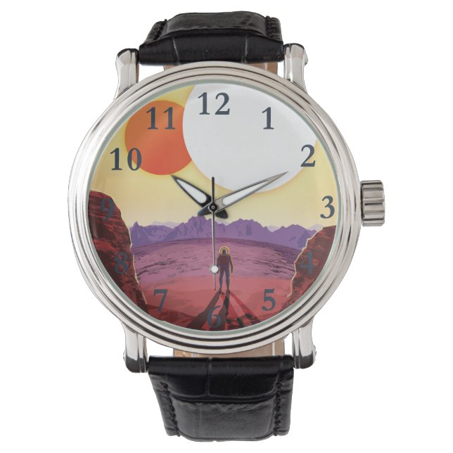 Relógio Aventura do Planeta de Destino do Kepler Space Via (Frente)