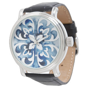 Relógio Azulejo Cobalt II
