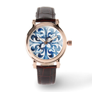Relógio Azulejo Cobalt II