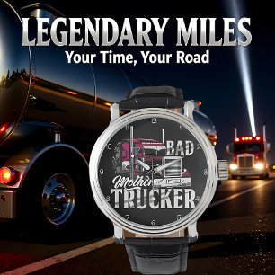 Relógio Bad Mother Trucker Purple Power