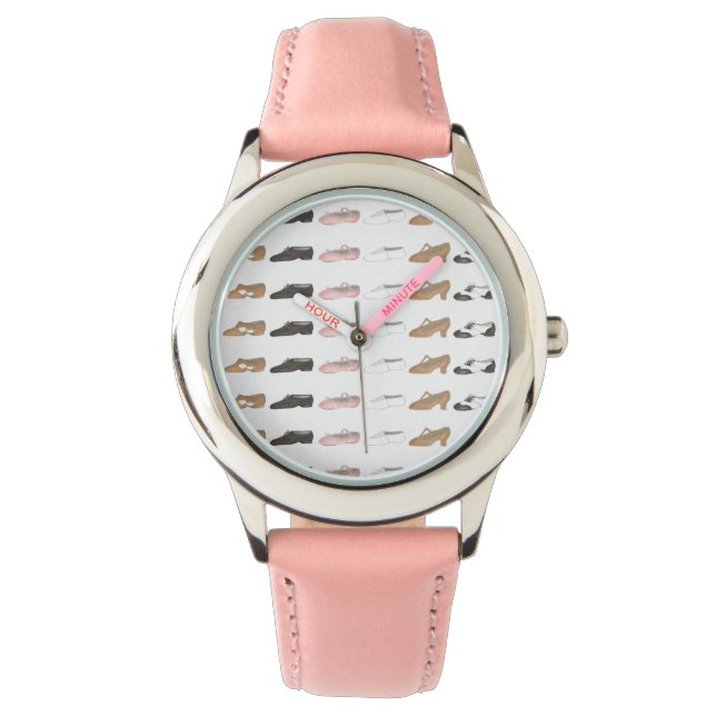 Relógio Balé Toque em Jazz Acro Lyrance Calçados Watch (Frente)