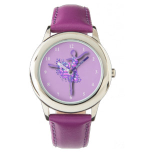 Relógio Ballerina Balé Dancer Watch Purple