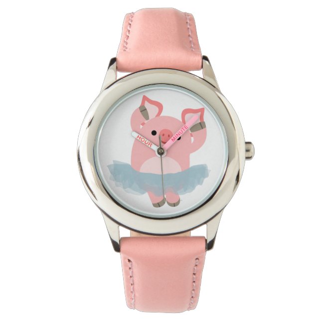 Relógio Ballerina Pig Watch (Frente)