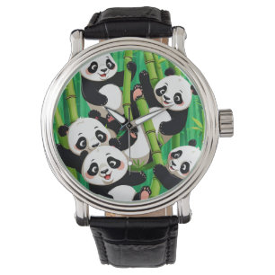 Relógio Bamboo Panda