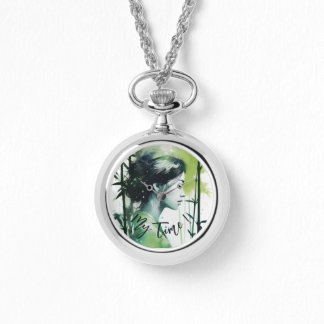 Relógio Bambu moderno fresco, gelo personalizado