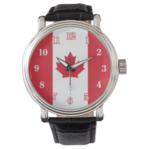 Relógio Bandeira Canadense