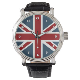 Relógio Bandeira clássica de Union Jack