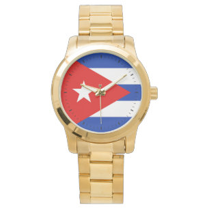 Relógio Bandeira Cuba 