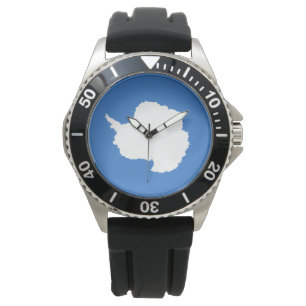 Relógio Bandeira da Antártida proposta (por Graham Bartram