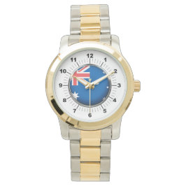 Relógio Bandeira da Austrália com tamanho superior a dois