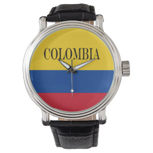 Relógio Bandeira da bandera De Colômbia de Colômbia