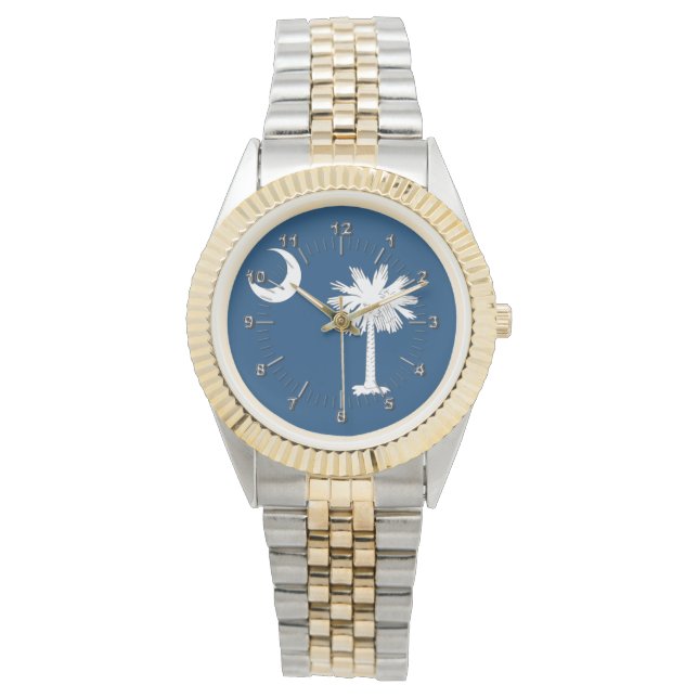 Relógio bandeira da Carolina do Sul (Frente)