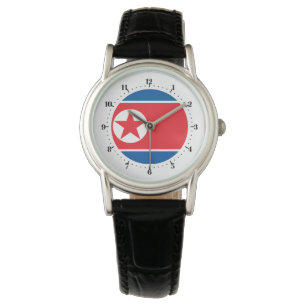 Relógio bandeira da Coreia do Norte