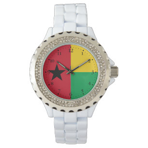 Relógio Bandeira da Guiné-Bissau