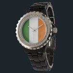 Relógio Bandeira da Irlanda<br><div class="desc">Um presente ideal para todos aqueles que são patrióticos do seu país!</div>