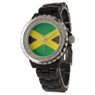 Relógio bandeira da Jamaica