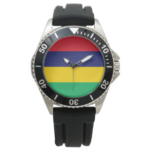 Relógio Bandeira da Maurícia