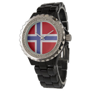 Relógio Bandeira da Noruega