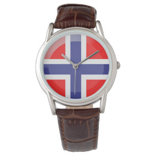 Relógio Bandeira da Noruega