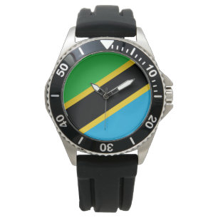 Relógio Bandeira da Tanzânia