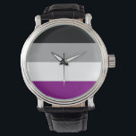 RELÓGIO BANDEIRA DE ORGULHO ASEXUAL<br><div class="desc">Sinalizadores e Roupa de Orgulho Asexuais: Incluindo Camisas Asexuais,  Bolsas Asexuais,  Adesivos Asexuais,  Cartões Asexuais,  Botões Asexuais,  Magnetos Asexuais,  Lâmpadas Asexuais,  Posters Asexuais,  Adesivos Asexuais e muito mais do Compro Sinalizador do Orgulho.</div>