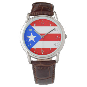 Relógio Bandeira de Porto Rico