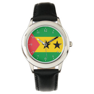 Relógio Bandeira de São Tomé e Príncipe