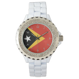 Relógio Bandeira de Timor-Leste