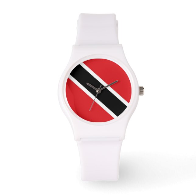 Relógio Bandeira de Trinidad e Tobago (Frente)