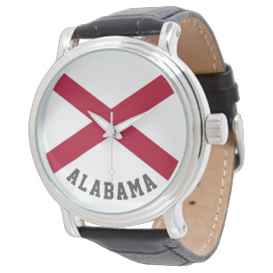 Relógio Bandeira do Estado do Alabama