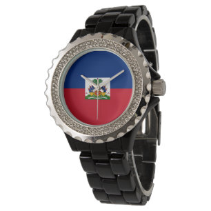 Relógio Bandeira do Haiti