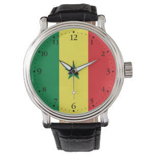 Relógio Bandeira do Senegal