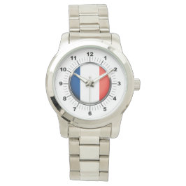 Relógio Bandeira em França, de porte maciço, Silver Bracel