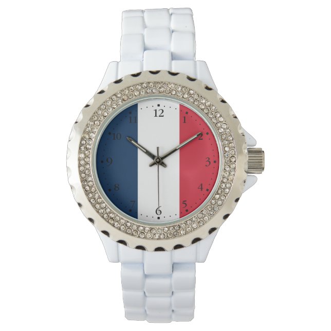 Relógio Bandeira francesa (Frente)