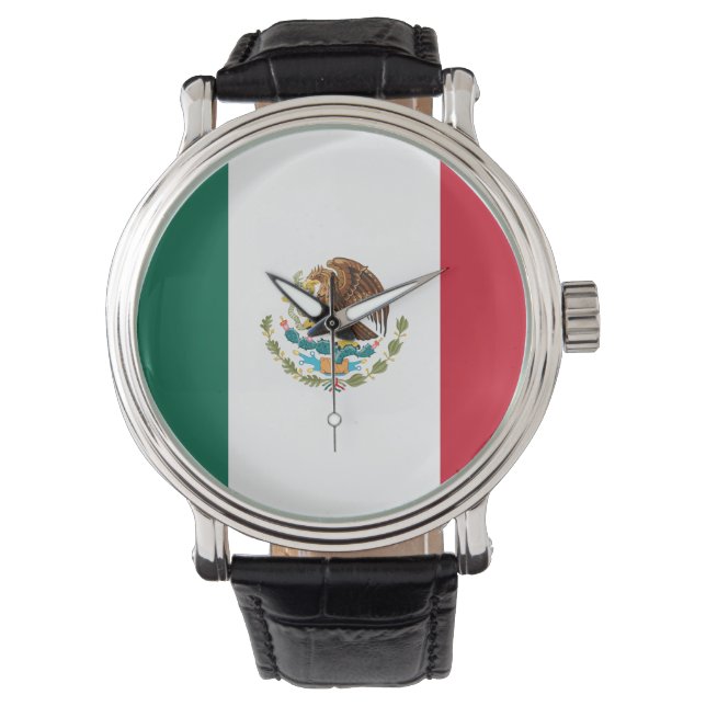Relógio Bandeira Mexicana (Frente)