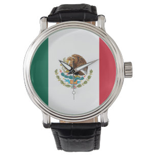 Relógio Bandeira mexicana - Bandeira do México
