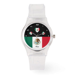 Relógio Bandeira mexicana, Hearts, México/esportes