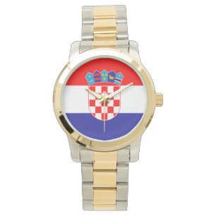 Relógio Bandeira nacional da Croácia Zastava Hrvatske