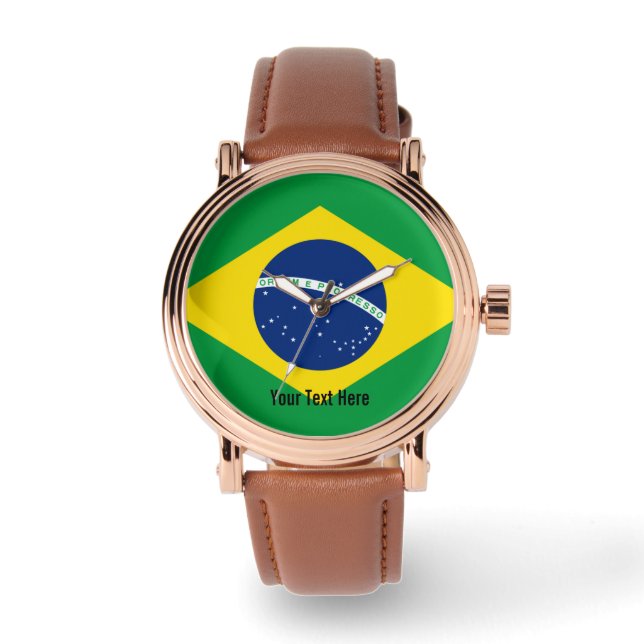 Relógio Bandeira nacional do Brasil (Frente)