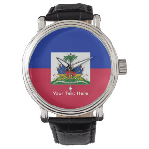 Relógio Bandeira nacional do Haiti