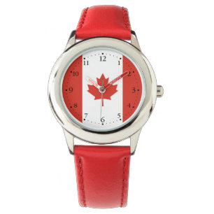 Relógio Bandeira Patriótica Canadense