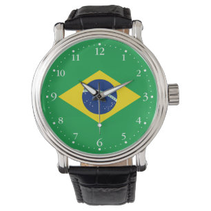 Relógio Bandeira Patriótica do Brasil