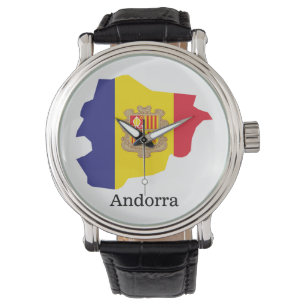 Relógio Bandeiras e países Andorra
