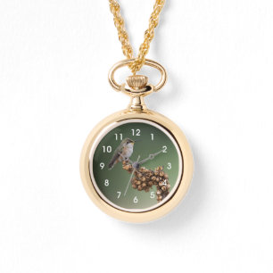 Relógio Bando Grande Laranja Pequeno