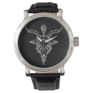 Relógio Baphomet Pentagram Watch