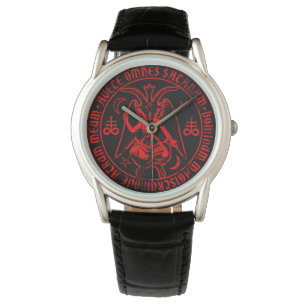Relógio Baphomet satânico