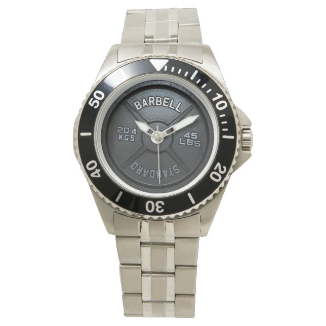 Relógio Barbell Plate Wrist Watch (Frente)